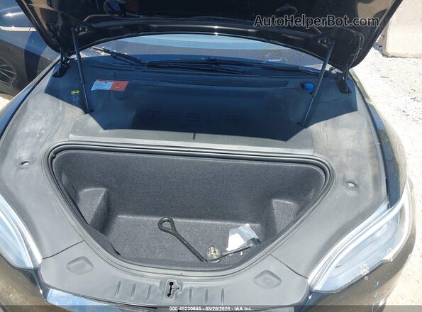 5YJSA1E2XJF252489 2018 TESLA MODEL S Черный Вид сзади