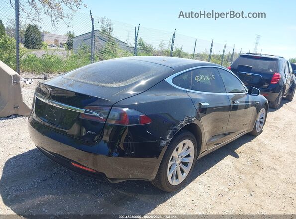 5YJSA1E2XJF252489 2018 TESLA MODEL S Черный Задняя правая четверть