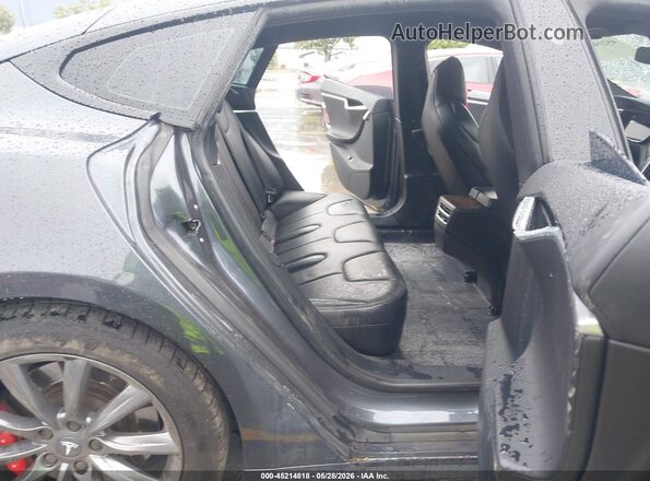 5YJSA1E43GF174938 2016 TESLA MODEL S Gray Вид задніх сидінь