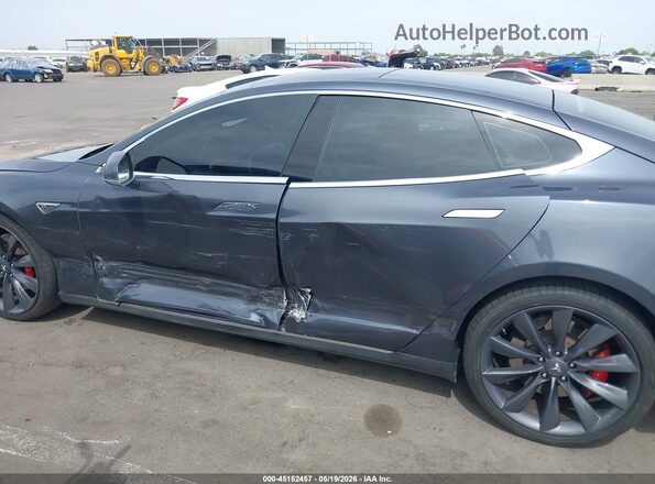5YJSA1E44GF128518 2016 TESLA MODEL S Gray 360 interior view