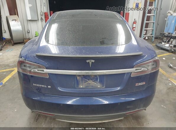 5YJSA1E44GF134304 2016 TESLA MODEL S Blue 360 interior view