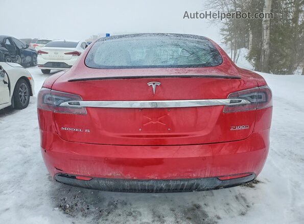 5YJSA1E46JF245329 2018 TESLA MODEL Red 