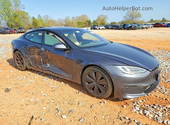 5YJSA1E50MF455695 2021 TESLA MODEL Gray 