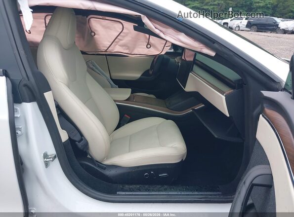 5YJSA1E52MF443256 2021 TESLA MODEL S White Սալոնի դիմացի տեսք