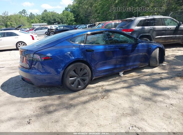 5YJSA1E52RF537273 2024 TESLA MODEL S Blue უკანა მარჯვენა