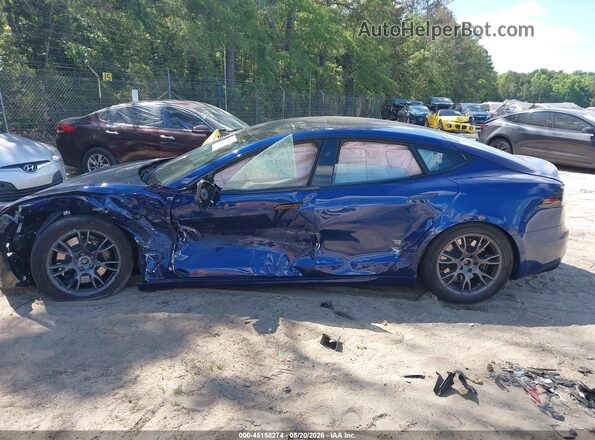 5YJSA1E52RF537273 2024 TESLA MODEL S Blue უკანა სალონის ხედი