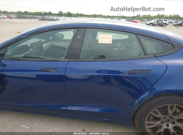 5YJSA1E53MF438986 2021 TESLA MODEL S Blue უკანა სალონის ხედი