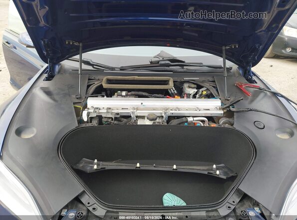 5YJSA1E53MF438986 2021 TESLA MODEL S Blue უკანა ხედი