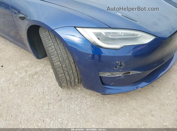 5YJSA1E53MF438986 2021 TESLA MODEL S Blue 