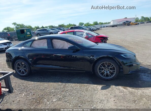 5YJSA1E53NF490913 2022 TESLA MODEL S Черный Вид задней части салона