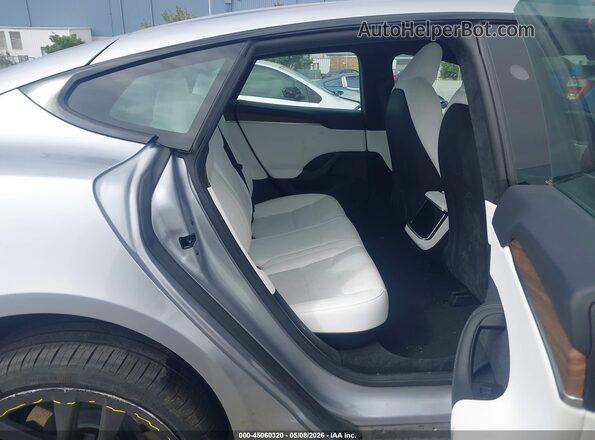 5YJSA1E53RF545219 2024 TESLA MODEL S Gray VIN კოდის სტიკერის ხედი