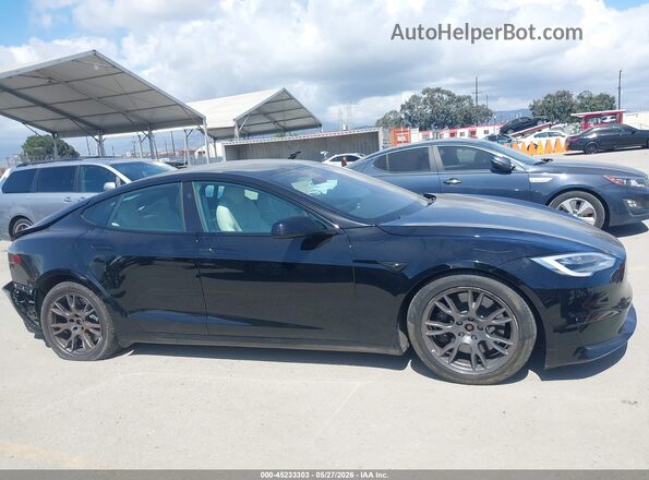 5YJSA1E54NF459010 2022 TESLA MODEL S Black Vista interior trasera