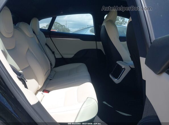 5YJSA1E54NF459010 2022 TESLA MODEL S Black Vista de la etiqueta del VIN