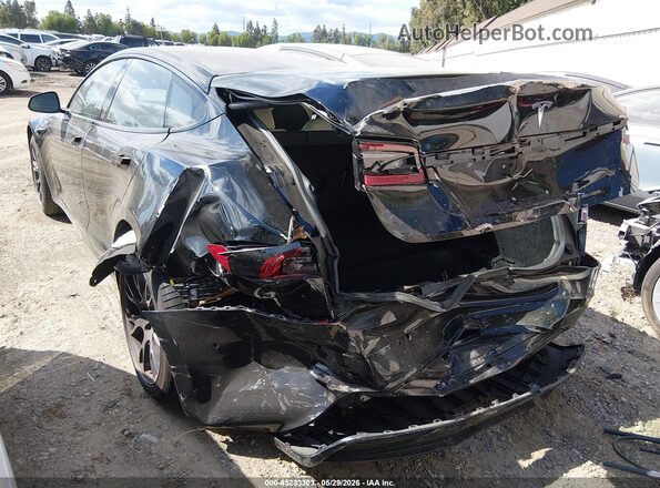 5YJSA1E54NF459010 2022 TESLA MODEL S Black Trasero izquierdo
