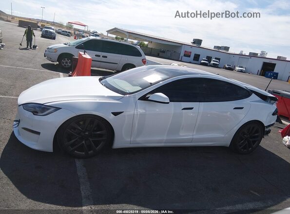 5YJSA1E57NF474875 2022 TESLA MODEL S White 