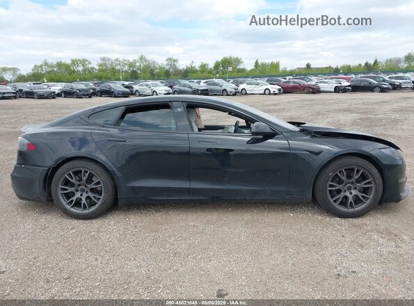5YJSA1E60NF468523 2022 TESLA MODEL S Black Widok zestawu wskaźników
