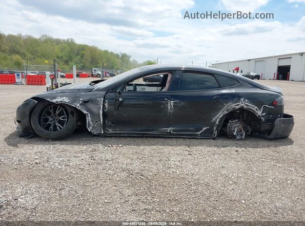 5YJSA1E60NF468523 2022 TESLA MODEL S Black Widok wnętrza z tyłu