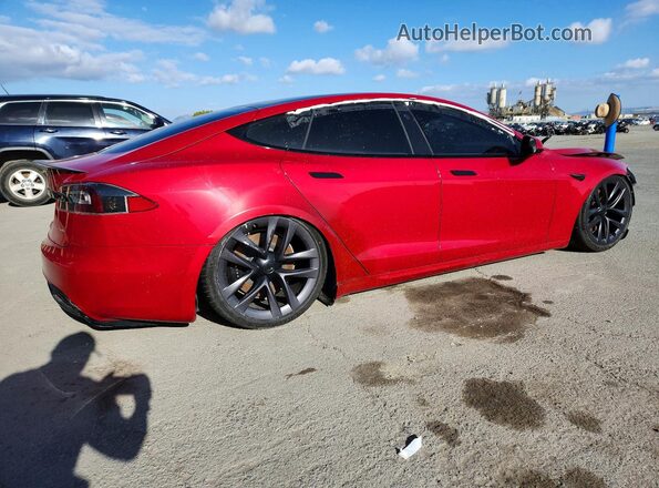 5YJSA1E66NF460796 2022 TESLA MODEL Red 