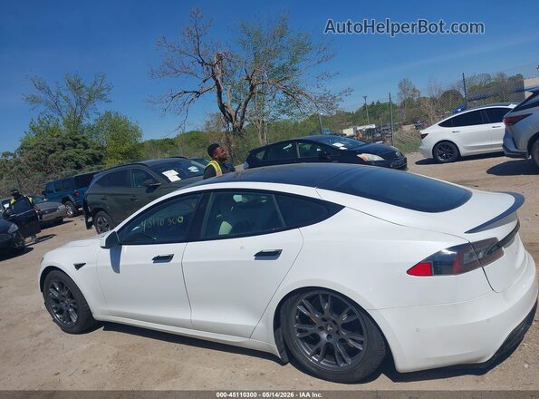 5YJSA1E68MF438295 2021 TESLA MODEL S White 360 interior view