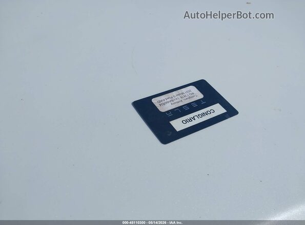 5YJSA1E68MF438295 2021 TESLA MODEL S White Dashboard view