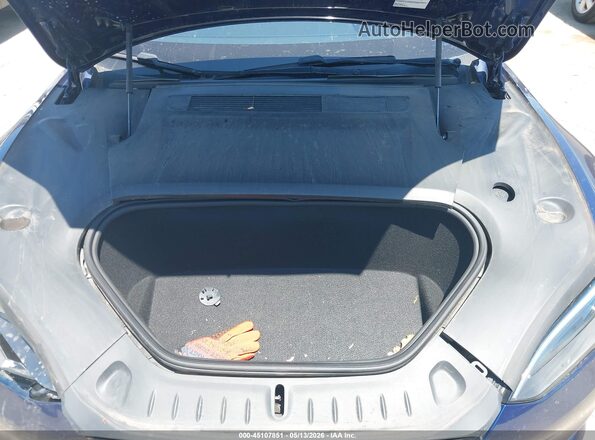 5YJSA1E68NF487031 2022 TESLA MODEL S Blue Widok z tyłu