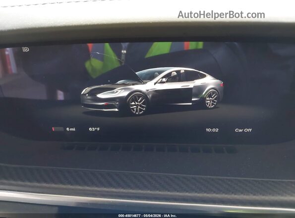 5YJSA1E69MF429458 2021 TESLA MODEL S Серый Вид задних сидений