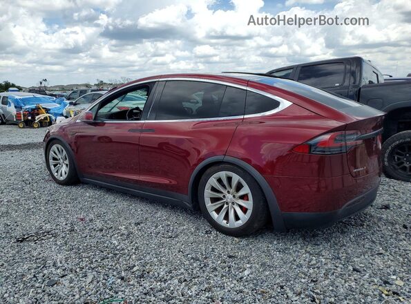 5YJXCAE41GFS00503 2016 TESLA MODEL Burgundy Tył lewy