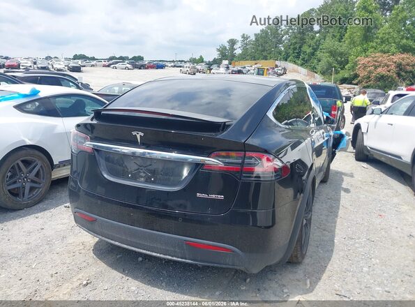5YJXCAE48LF238773 2020 TESLA MODEL X Black Задня права чверть
