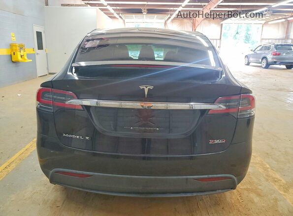 5YJXCAE4XGFS00192 2016 TESLA MODEL Black Вид ззаду