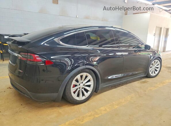 5YJXCAE4XGFS00192 2016 TESLA MODEL Black Задня права чверть