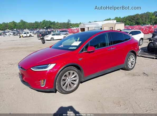 5YJXCBE22GF012397 2016 TESLA MODEL X Red Vista tres cuartos delantera izquierda