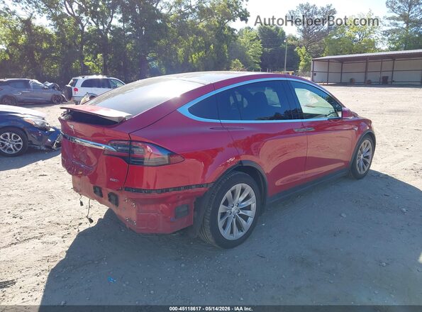 5YJXCBE22GF012397 2016 TESLA MODEL X Red Trasero derecho