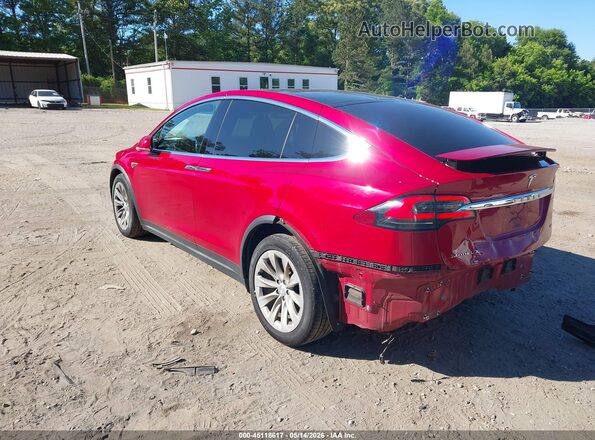 5YJXCBE22GF012397 2016 TESLA MODEL X Red Trasero izquierdo