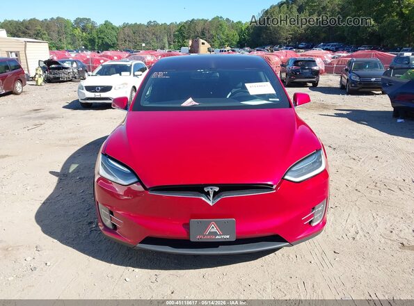 5YJXCBE22GF012397 2016 TESLA MODEL X Red Vista del cuadro de instrumentos