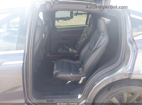 5YJXCBE24LF272844 2020 TESLA MODEL X Gray Vista de la etiqueta del VIN