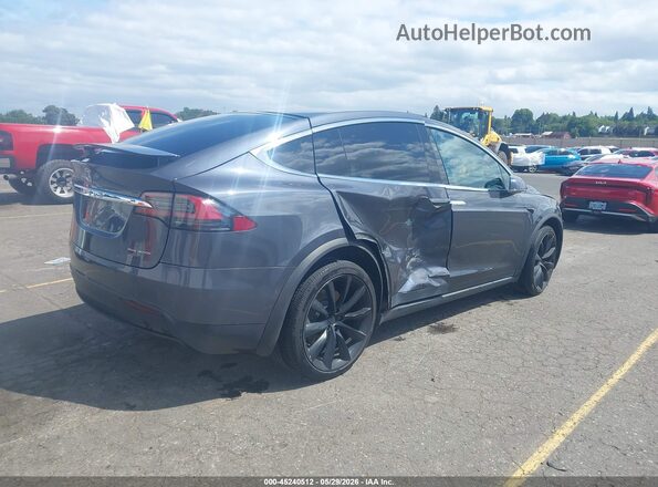 5YJXCBE24LF272844 2020 TESLA MODEL X Gray Trasero derecho