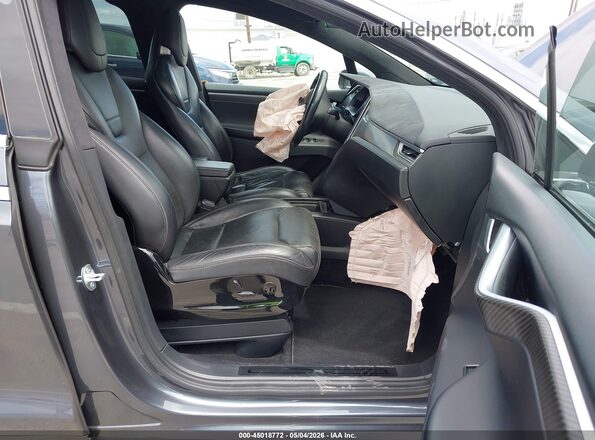 5YJXCBE25HF037991 2017 TESLA MODEL X Gray 