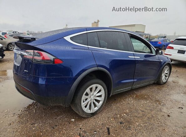 5YJXCBE26GF012001 2016 TESLA MODEL Blue Задня права чверть