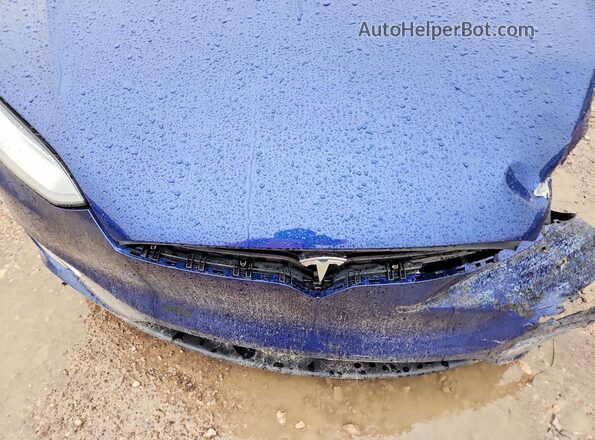 5YJXCBE26GF012001 2016 TESLA MODEL Blue Вид підкапотного простору