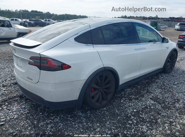5YJXCBE40GF008995 2016 TESLA MODEL X Белый Задняя правая четверть