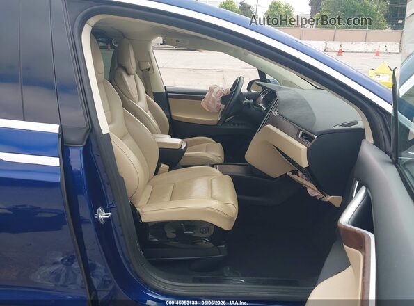 5YJXCBE44GF006750 2016 TESLA MODEL X Blue 