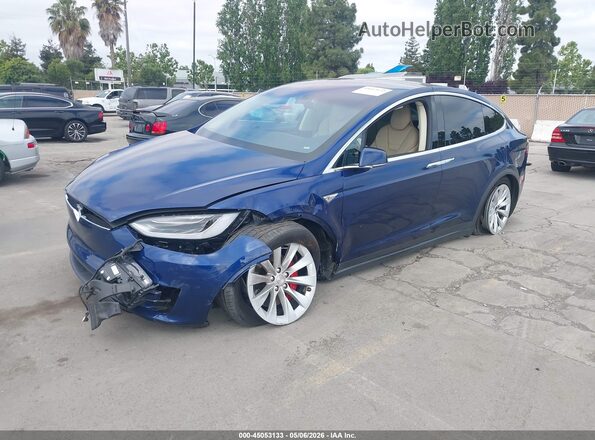 5YJXCBE44GF006750 2016 TESLA MODEL X Blue 