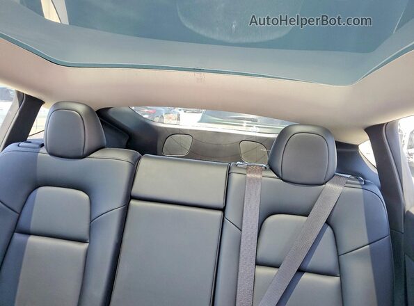 5YJYGAEE3MF214691 2021 TESLA MODEL Black Vista de los asientos traseros