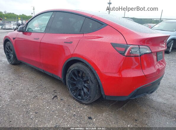 5YJYGAEE4MF155375 2021 TESLA MODEL Y Red უკანა მარცხენა