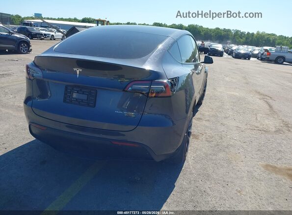 5YJYGAEE9MF293946 2021 TESLA MODEL Y Серый Задняя правая четверть