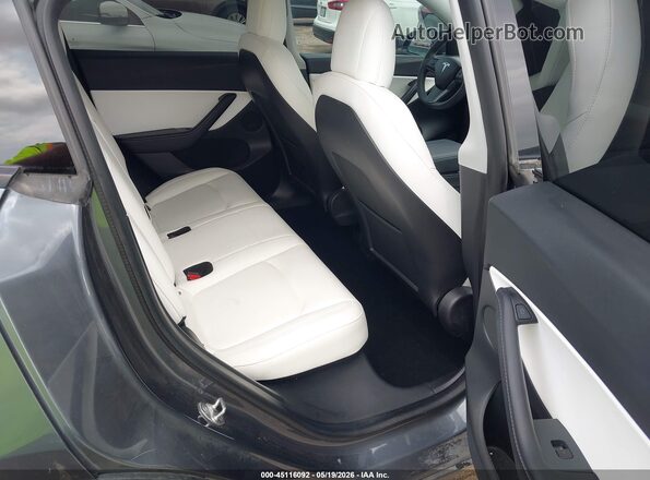 5YJYGDED6MF123312 2021 TESLA MODEL Y Серебряный Вид наклейки с VIN-кодом