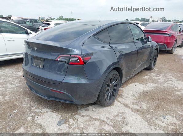 5YJYGDED6MF123312 2021 TESLA MODEL Y Серебряный Задняя правая четверть