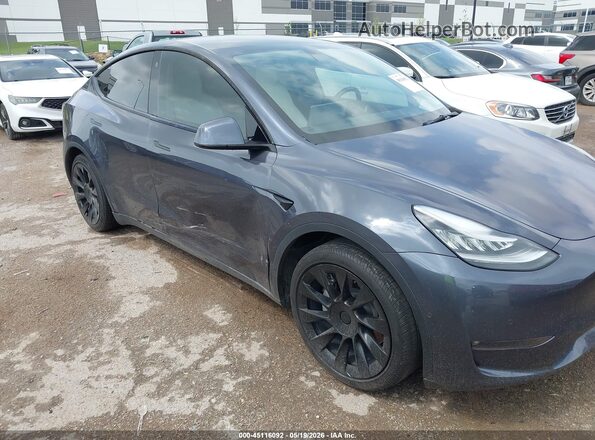 5YJYGDED6MF123312 2021 TESLA MODEL Y Серебряный Вид спереди