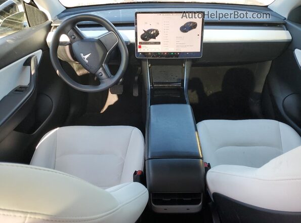 5YJYGDEE0MF093071 2021 TESLA MODEL Black Առջևի վահանակի տեսք