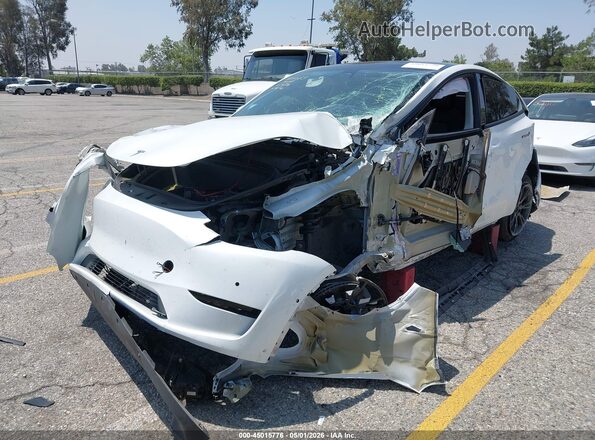 5YJYGDEE0MF306343 2021 TESLA MODEL Y White Przód lewy
